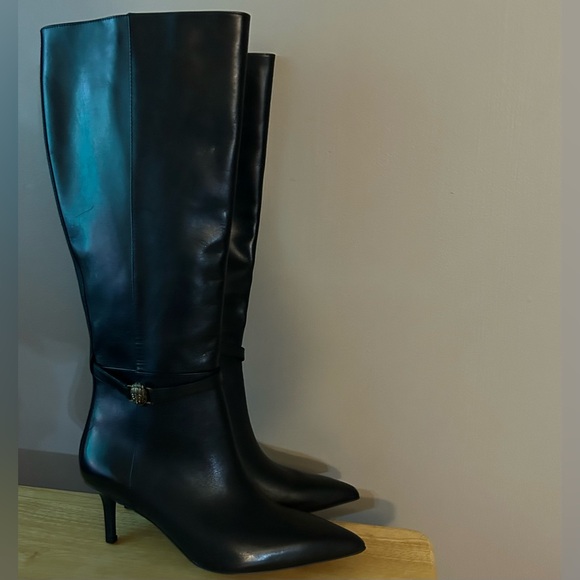 Kurt Geiger Kensington Tall Leather Boots - Picture 10 of 11